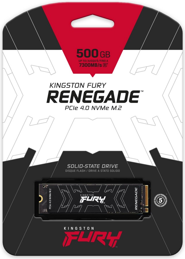 Kingston SSD диск SFYRS/500G Fury Renegade PCIe 4.0 NVMe M.2 фото-3