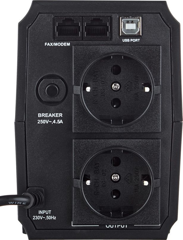 ИБП Kiper Power C1000 USB 1000ВА/500W - фото2