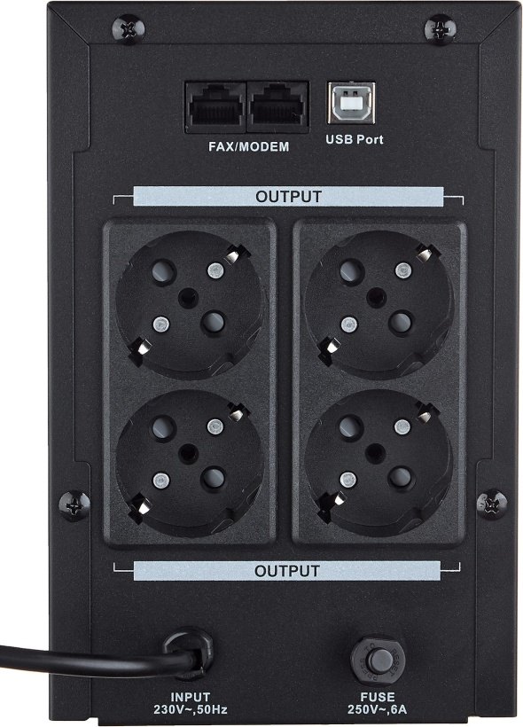 ИБП Kiper Power C1500 USB 1500VA/900W - фото2