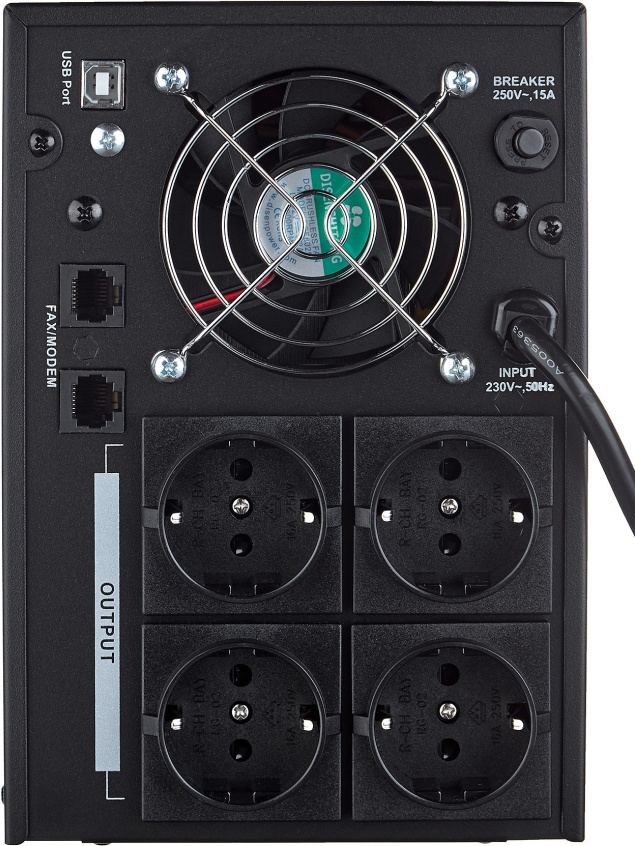 ИБП Kiper Power C3000 USB 3000VA/1800W - фото2