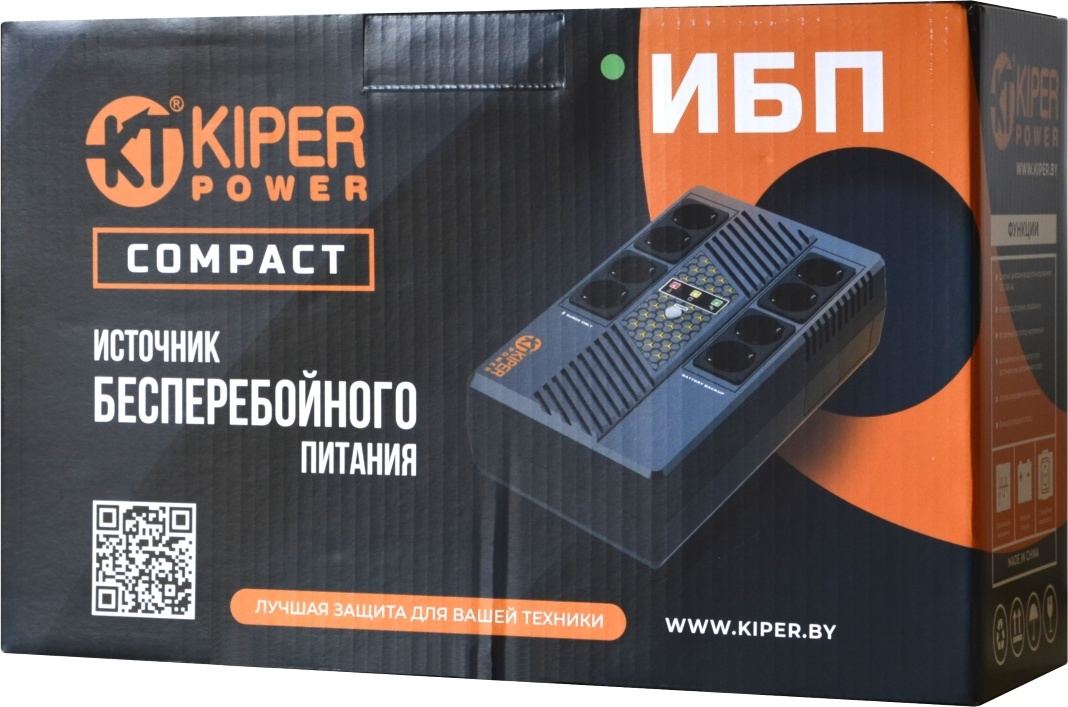 ИБП Kiper Power Compact 600 600VA/360W фото-3 ИБП Kiper Power Compact 600 600VA/360W фото-3