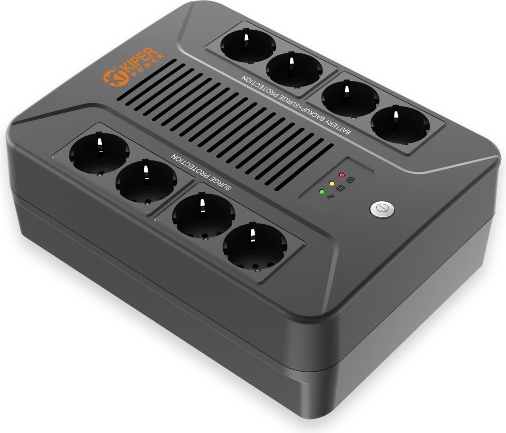 ИБП Kiper Power Compact B1000 1000VA/ 600W - фото1 ИБП Kiper Power Compact B1000 1000VA/ 600W - фото1