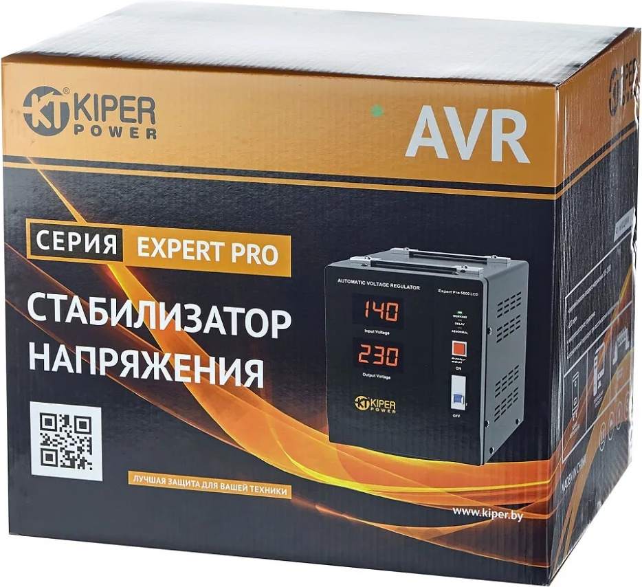 Стабилизатор напряжения Kiper Power Expert Pro 5000 LCD  фото-3