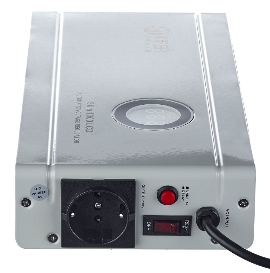 Стабилизатор напряжения Kiper Slim 500 LCD - фото2