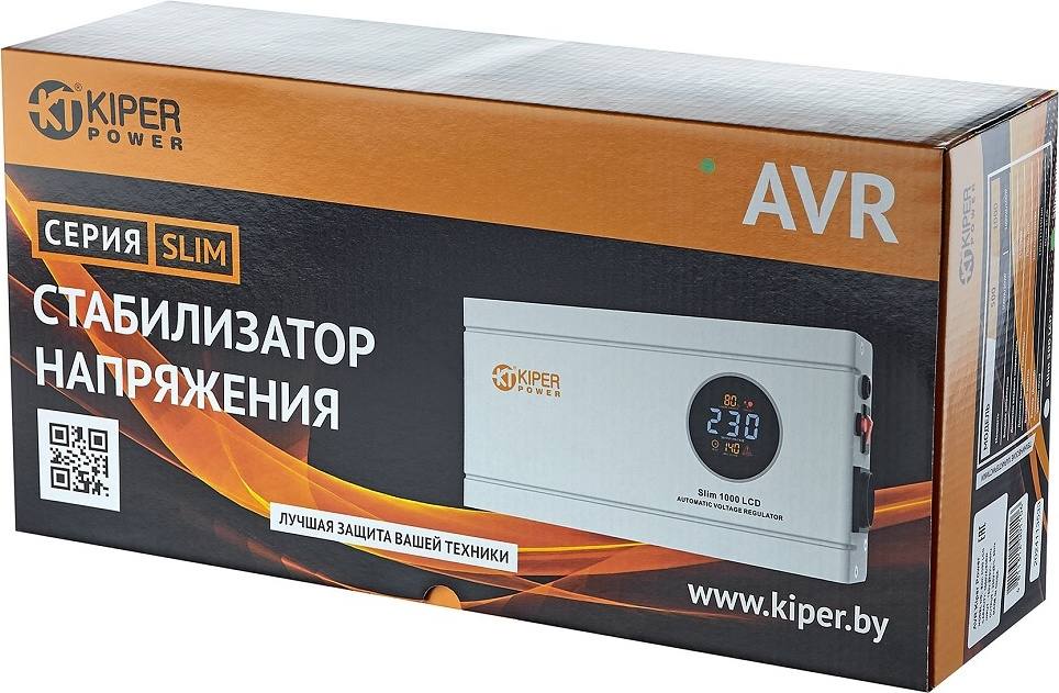 Стабилизатор напряжения Kiper Slim 500 LCD фото-3