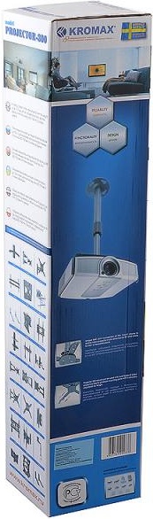 Кронштейн Kromax Projector-300 (до 10 кг) Grey фото-3
