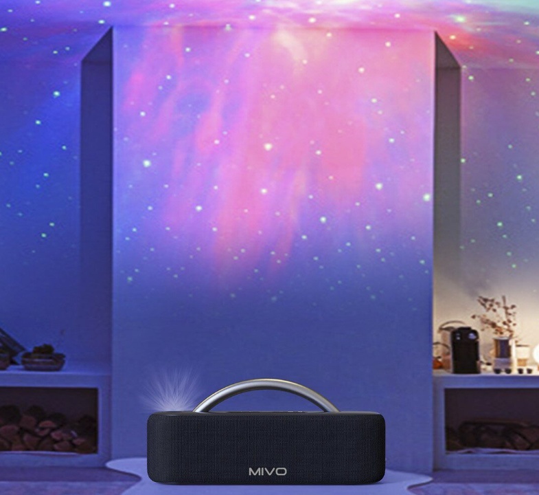 Портативная Bluetooth колонка Mivo M16 с проектором звездного неба - фото1 Портативная Bluetooth колонка Mivo M16 с проектором звездного неба - фото1