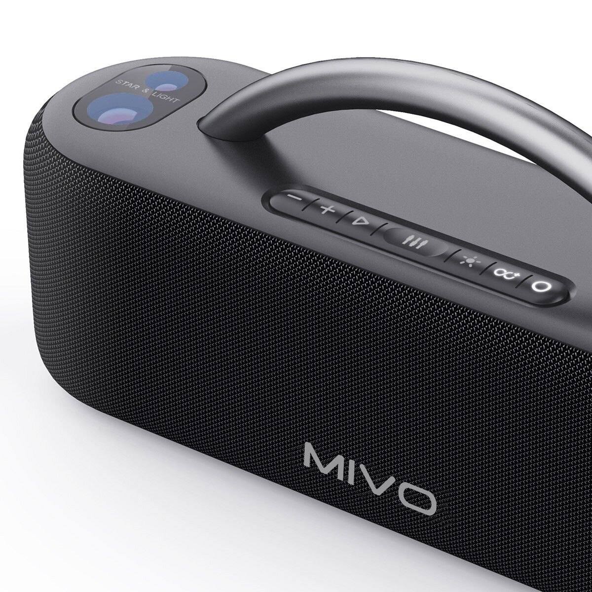 Портативная Bluetooth колонка Mivo M16 с проектором звездного неба - фото2 Портативная Bluetooth колонка Mivo M16 с проектором звездного неба - фото2