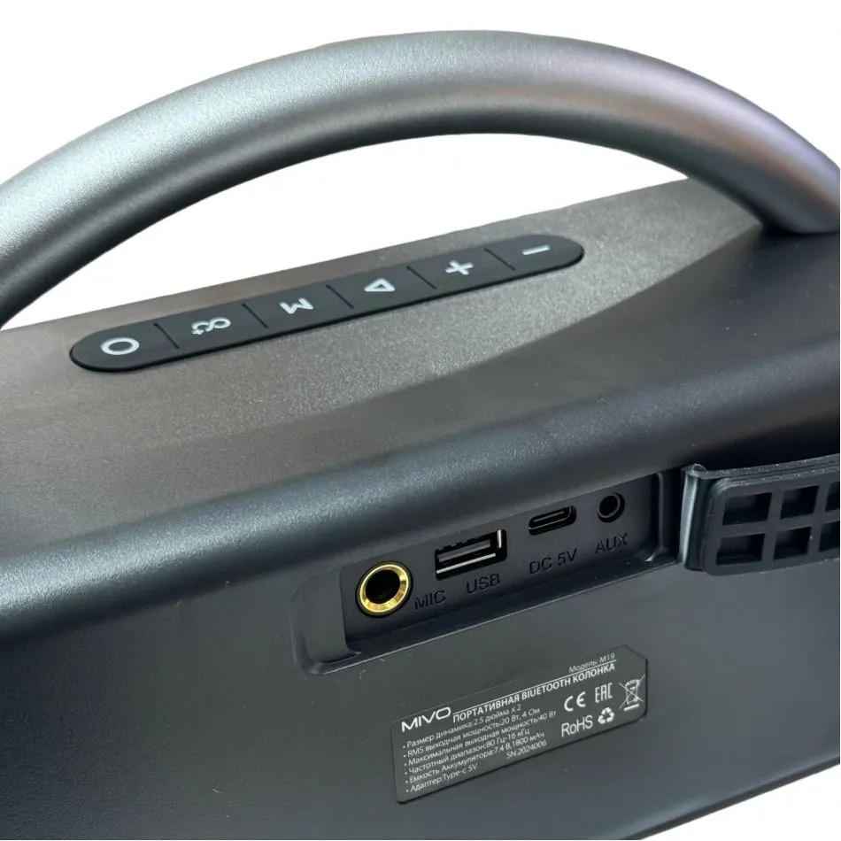 Портативная Bluetooth колонка Mivo M19 фото-3