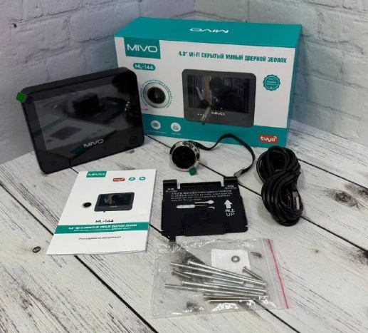 Беспроводной Wi-Fi дверной звонок с глазком Mivo ML-144 фото-3