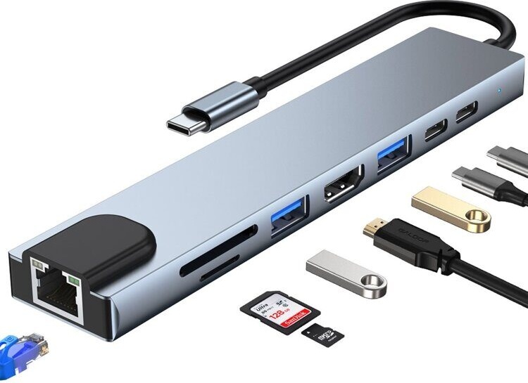 USB HUB разветвитель Mivo MH-8011 - фото2