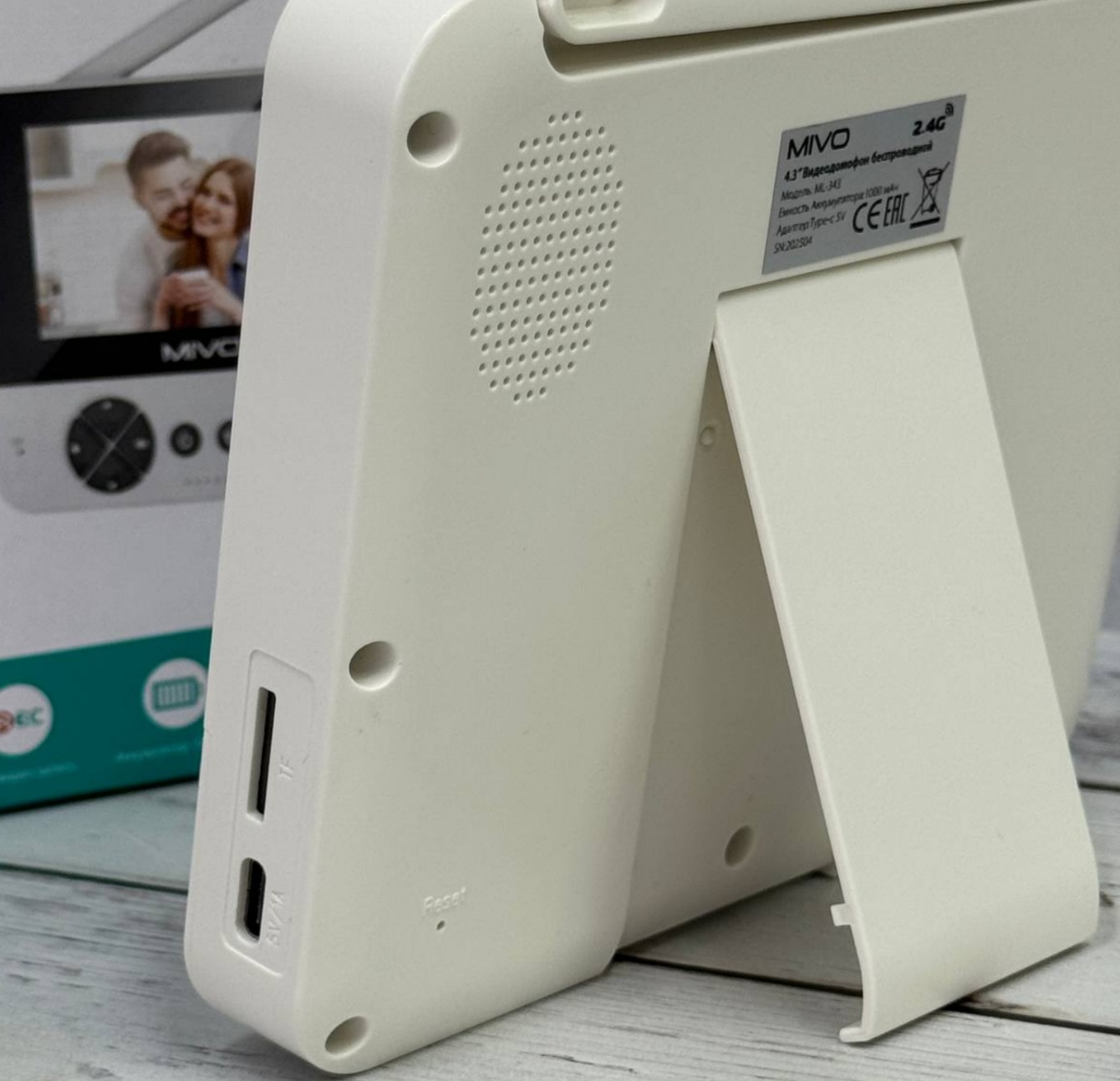 Беспроводной Wi-Fi видео-домофон Mivo ML-343 фото-3