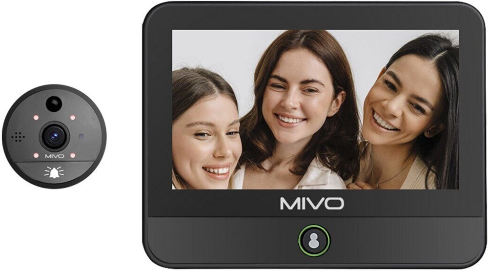 Беспроводной Wi-Fi дверной звонок с глазком Mivo ML-143 - фото1 Беспроводной Wi-Fi дверной звонок с глазком Mivo ML-143 - фото1