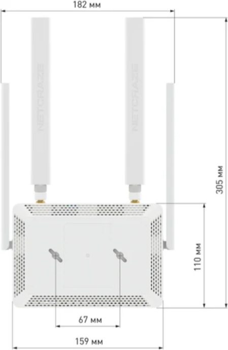 Wi-Fi роутер Netcraze Explorer 4G NC-4910 фото-3 Wi-Fi роутер Netcraze Explorer 4G NC-4910 фото-3