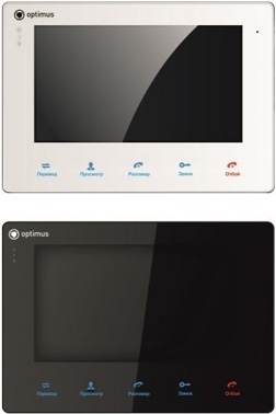 Видеодомофон Optimus VM-7S Black - фото2 Видеодомофон Optimus VM-7S Black - фото2