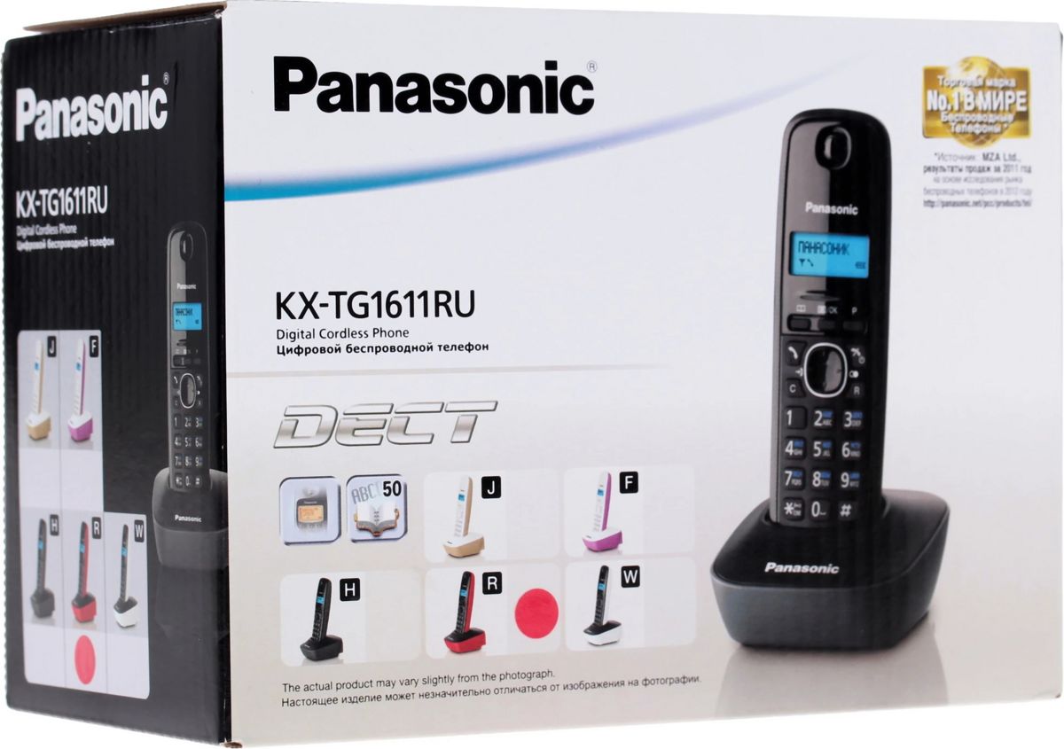 Радиотелефон Panasonic KX-TG1611RUR фото-3