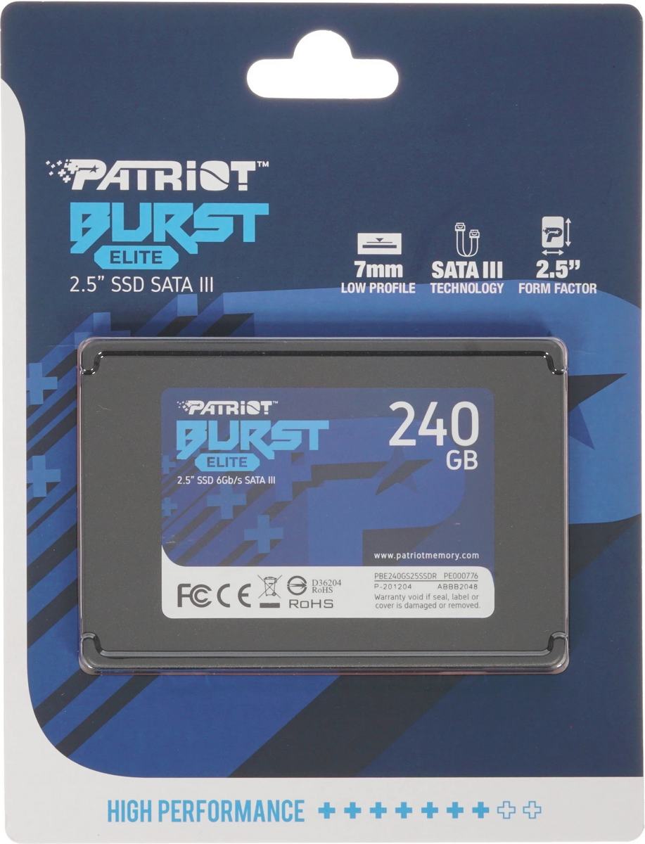 SSD диск Patriot Burst Elite (240Gb) фото-3