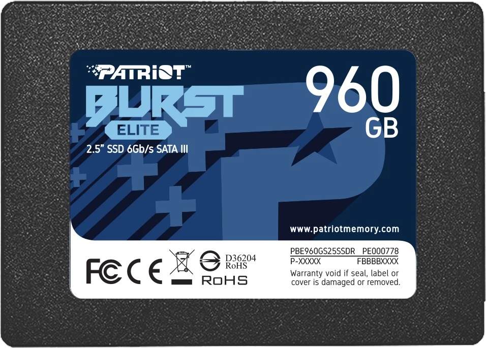 SSD диск Patriot Burst Elite (960Gb) - фото1