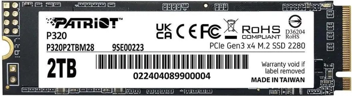 SSD диск Patriot P320 (2Tb) P320P2TBM28 - фото1