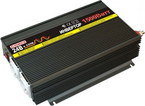 Инвертор СОЮЗ PI-1500W/24V - фото1 Инвертор СОЮЗ PI-1500W/24V - фото1