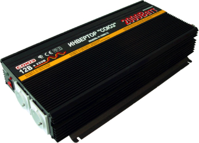 Инвертор СОЮЗ PI-2000W/24V фото-2