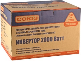 Инвертор СОЮЗ PI-2000W/24V фото-3