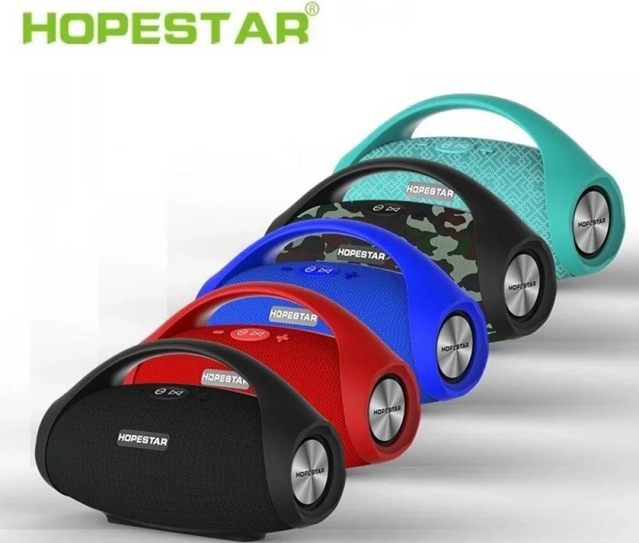 Портативная bluetooth акустическая стерео колонка Hopestar H32  фото-3
