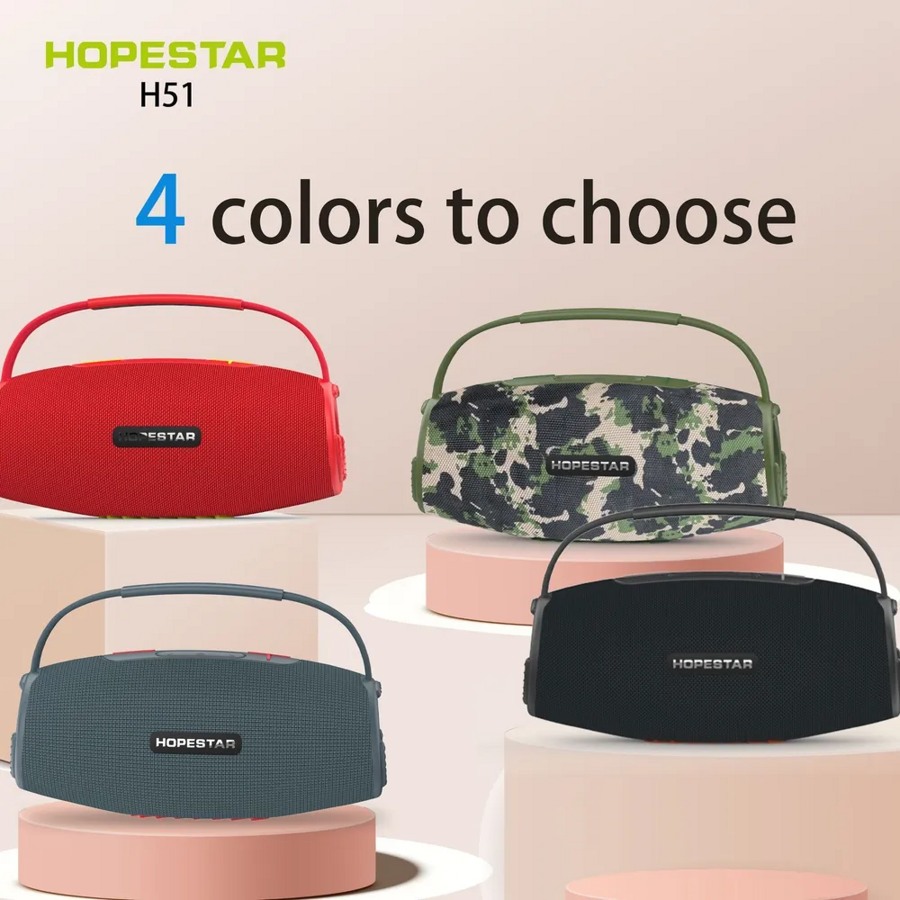 Портативная колонка bluetooth HopeStar H51 - фото2 Портативная колонка bluetooth HopeStar H51 - фото2