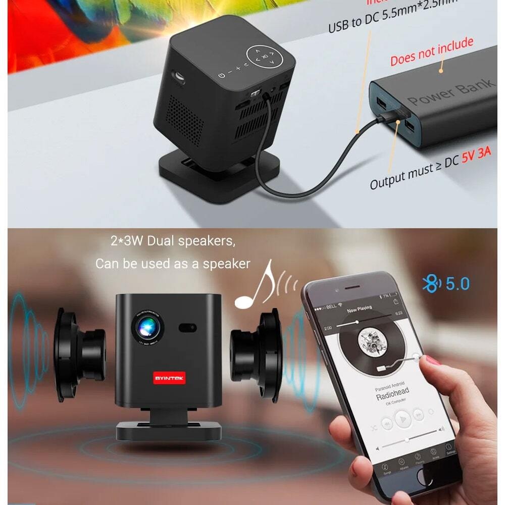 Проектор BYINTEK P19 фото-3