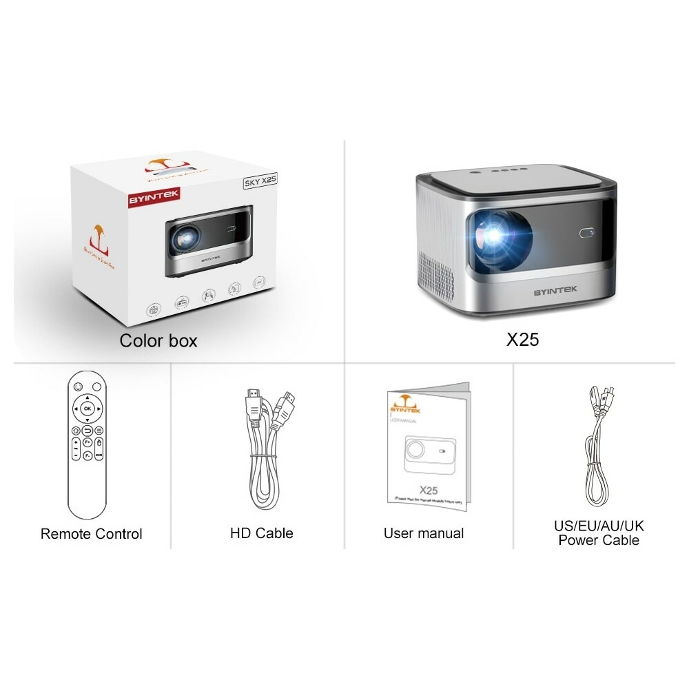 Проектор BYINTEK X25 - фото2 Проектор BYINTEK X25 - фото2