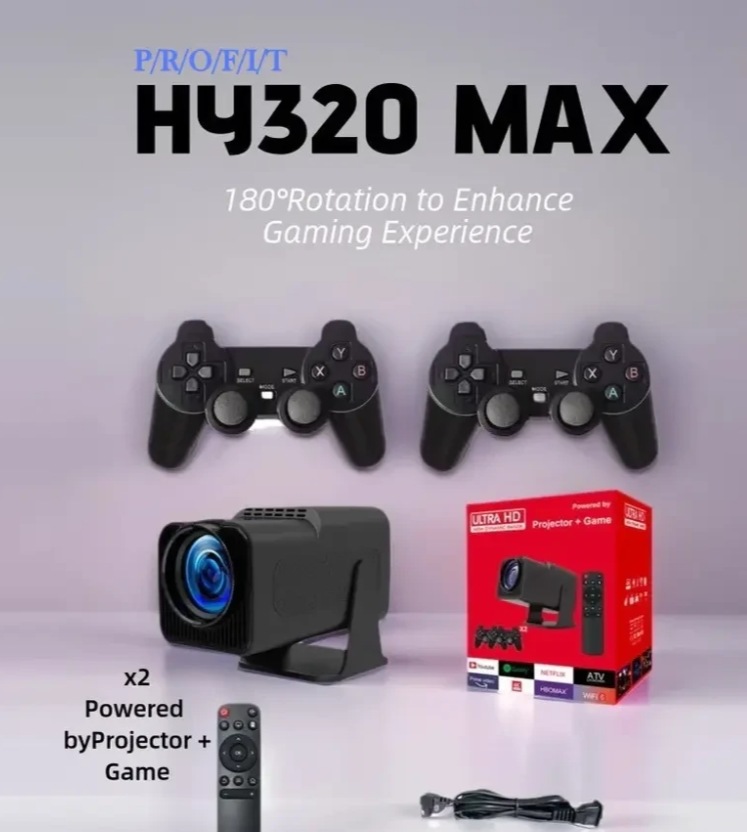 Проектор PROFIT HY320 MAX с джойстиками  фото-3
