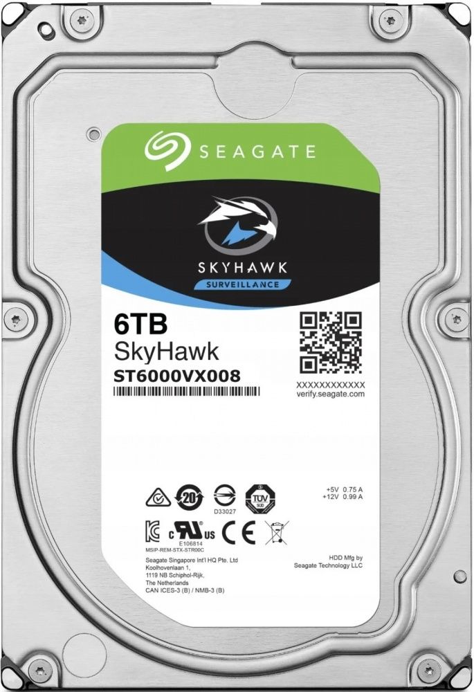 Жесткий диск Seagate Skyhawk Surveillance ST6000VX008 6Tb - фото2