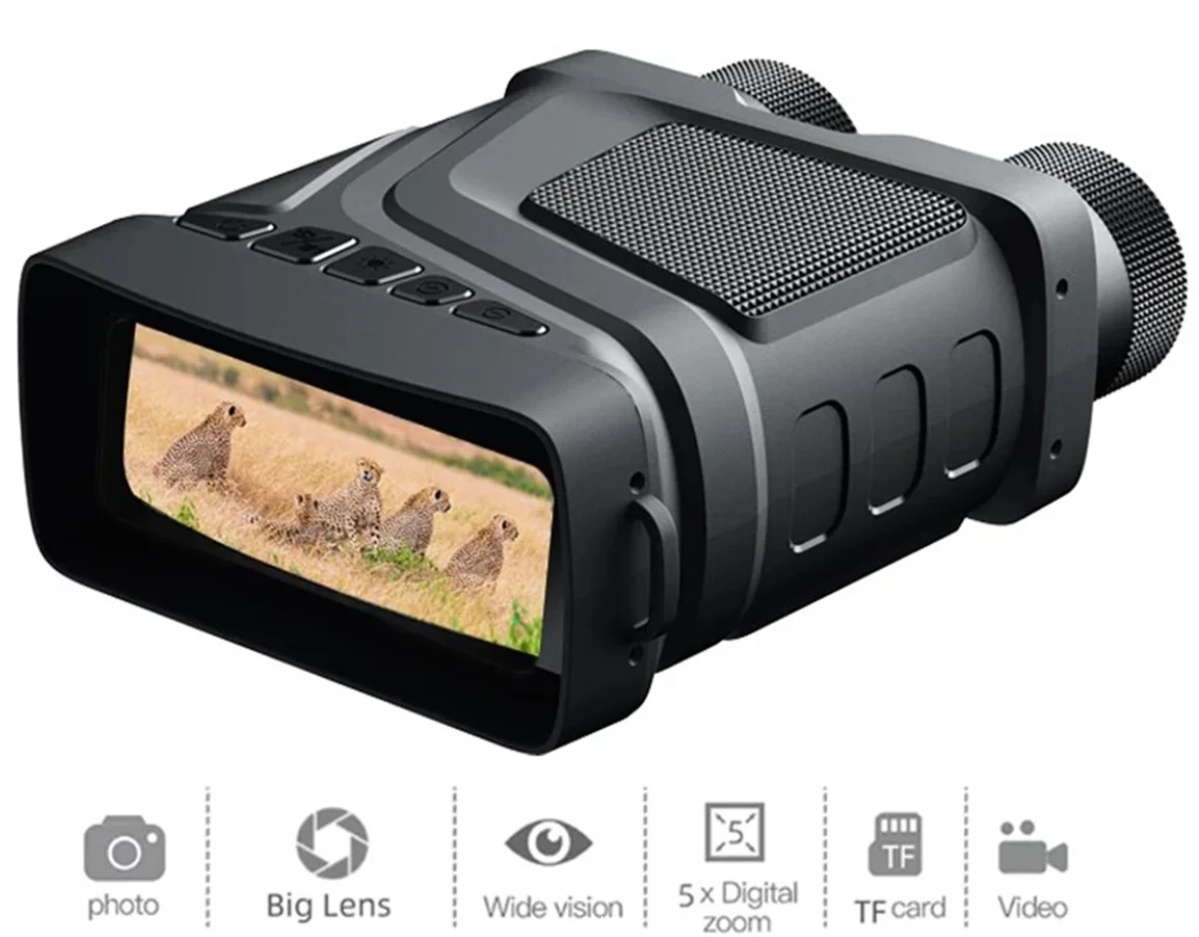 Бинокль прибор ночного видения WiFi 4K R12 5X ZOOM - фото1 Бинокль прибор ночного видения WiFi 4K R12 5X ZOOM - фото1