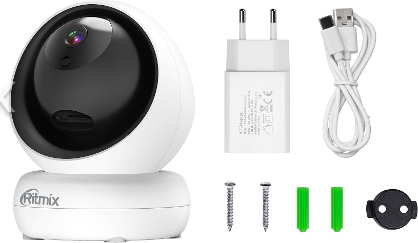 Wi-Fi камера RITMIX IPC-430-Tuya фото-3