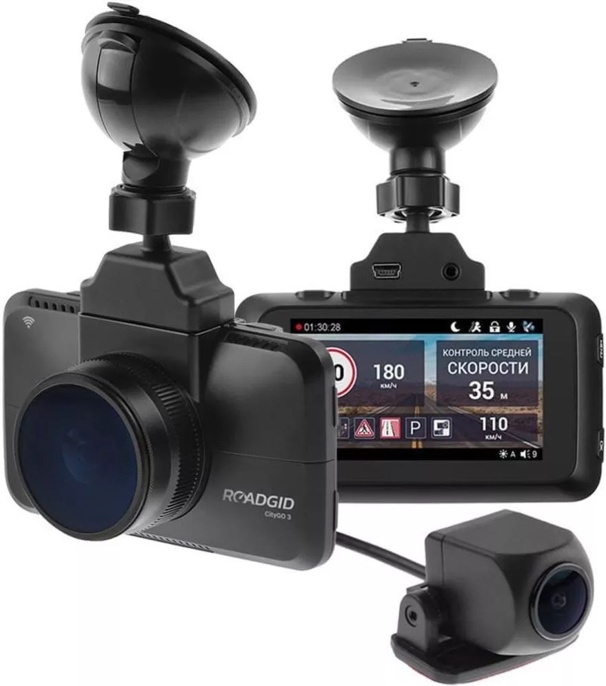 Видеорегистратор Roadgid CityGo 3 2CH - фото1