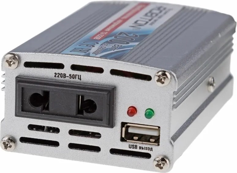 Инвертор 12V-220V ROBITON CN200USB 200W фото-3 Инвертор 12V-220V ROBITON CN200USB 200W фото-3