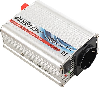 Инвертор 12V-220V ROBITON CN300W 300W - фото1