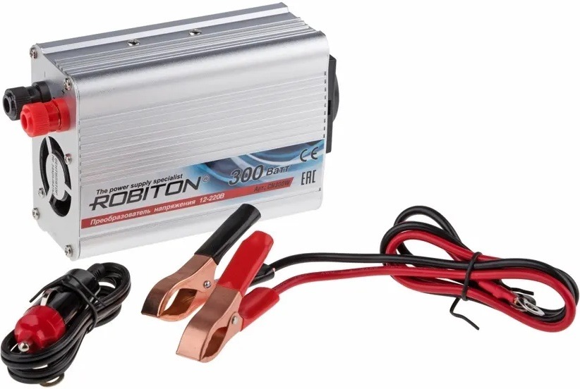 Инвертор 12V-220V ROBITON CN300W 300W фото-3