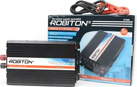Инвертор 12V-220V ROBITON R1000 1000W с двумя евро-розетками фото-2 Инвертор 12V-220V ROBITON R1000 1000W с двумя евро-розетками фото-2