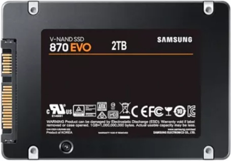 SSD диск Samsung 870 Evo (2Tb)  MZ-77E2T0BW - фото2