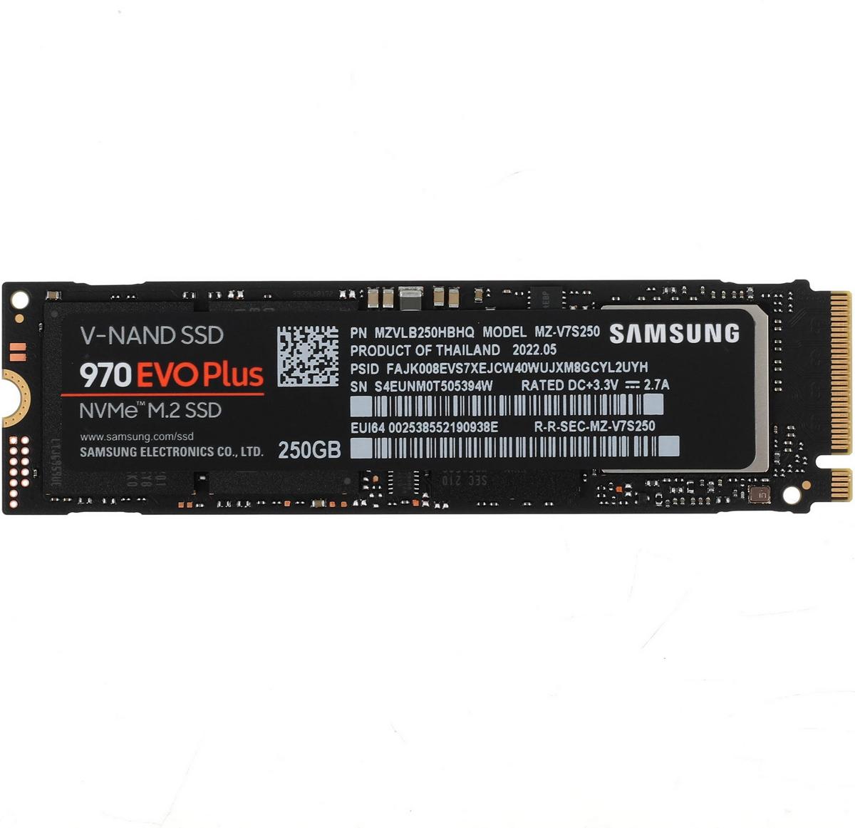 SSD диск Samsung 970 EVO Plus (250Gb) - фото1
