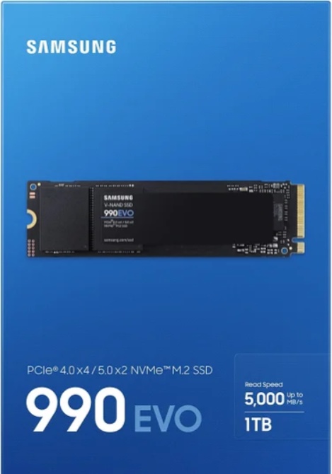 SSD диск Samsung 990 EVO (1Tb) фото-3 SSD диск Samsung 990 EVO (1Tb) фото-3