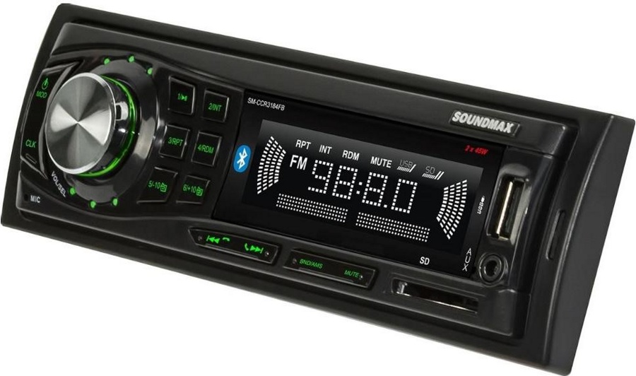 Автомагнитола Soundmax SM-CCR3184FB (черный) - фото2 Автомагнитола Soundmax SM-CCR3184FB (черный) - фото2