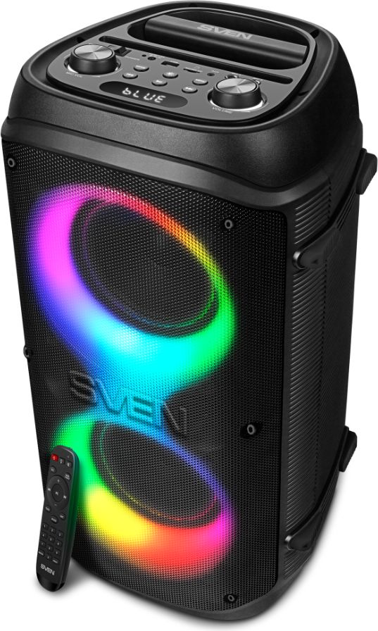 Аудиосистема для вечеринок с Bluetooth, караоке и FM-радио SVEN PS-800 - фото1 Аудиосистема для вечеринок с Bluetooth, караоке и FM-радио SVEN PS-800 - фото1