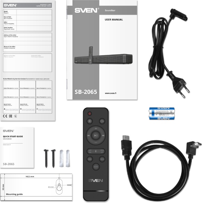 Саундбар SVEN SB-2065 фото-3 Саундбар SVEN SB-2065 фото-3