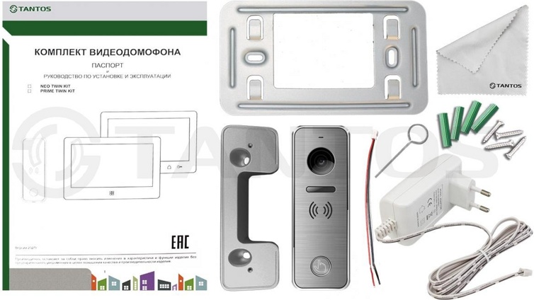 Комплект домофона Tantos PRIME TWIN KIT - фото2 Комплект домофона Tantos PRIME TWIN KIT - фото2