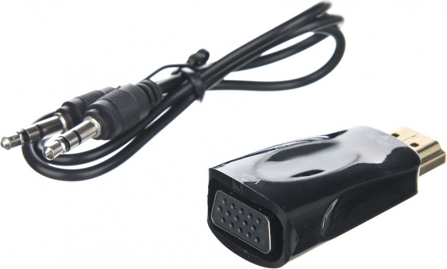 Кабель-переходник HDMI(M) - VGA(F)+аудио Telecom TTC4021B - фото1 Кабель-переходник HDMI(M) - VGA(F)+аудио Telecom TTC4021B - фото1