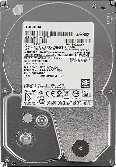 Жесткий диск Toshiba DT01ACA200 2Tb  - фото1
