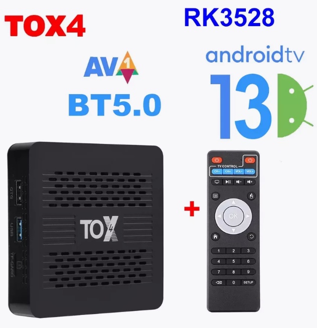 Смарт тв приставка TOX4 4/32GB - фото2 Смарт тв приставка TOX4 4/32GB - фото2