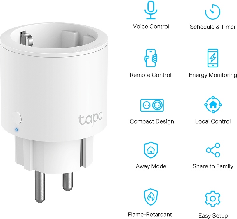 Умная розетка TP-Link Tapo P115 (1-pack) - фото2